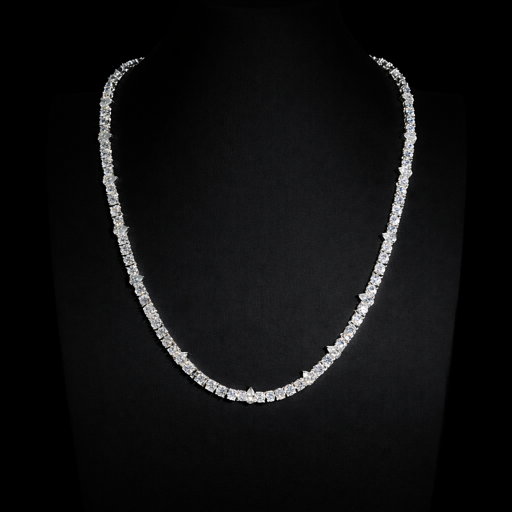 TWOCUTS ICE VVS1 18K White Gold Tennis