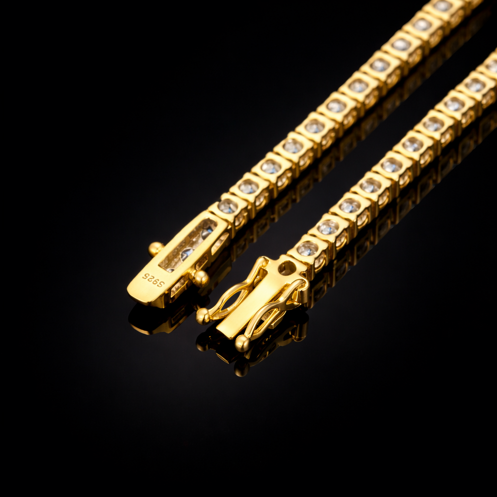 PURECUTS ICE VVS1 18K Gold Tennis