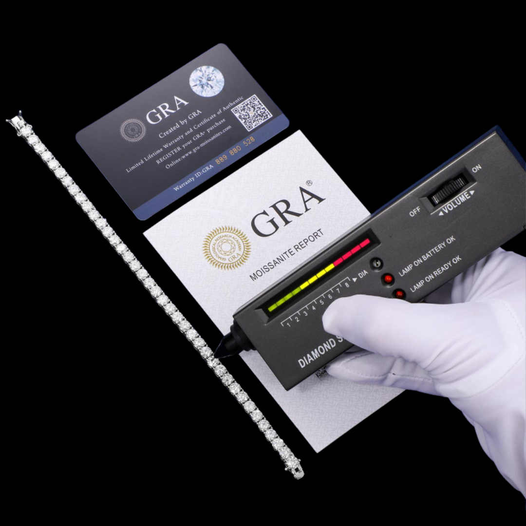 PURECUT ICE VVS1 18K White Gold Tennis